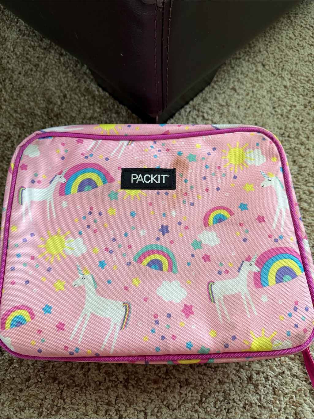 Packit Kids Pink Unicorn Rainbow Lunch Bag — image 5 of 5